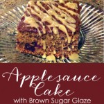Applesauce Cake with Brown Sugar Glaze || TheSimplePen.com