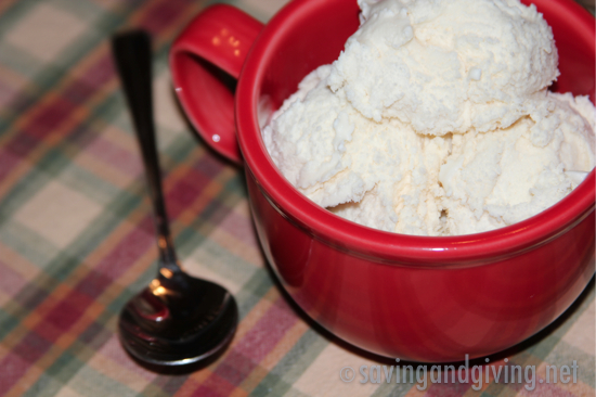 Homemade Vanilla Ice Cream