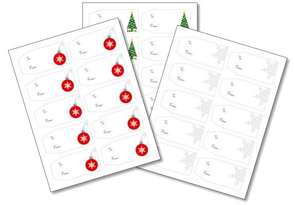 Christmas Gift Tags - Free Printable