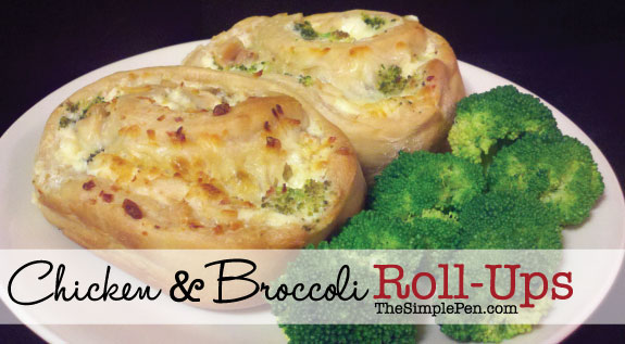 Chicken Broccoli Roll Ups