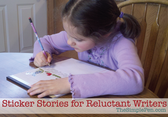 Sticker Stories for Reluctant Writers