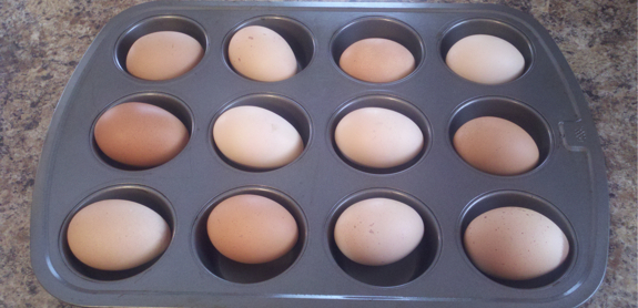 Baking Hard Boiled Eggs