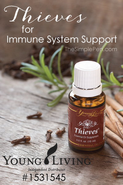 Thieves Essential Oil for Immune System Support || TheSimplePen.com