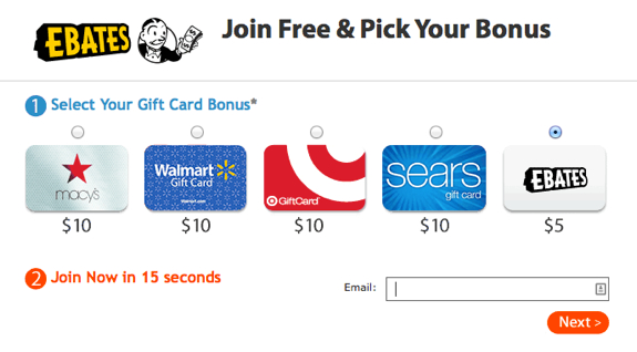 Ebates Bonus