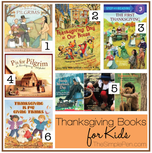 Thanksgiving Books for Kids | TheSimplePen.com