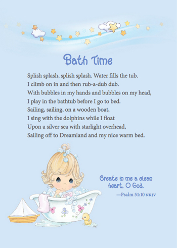 Bath Time Precious Moments Book