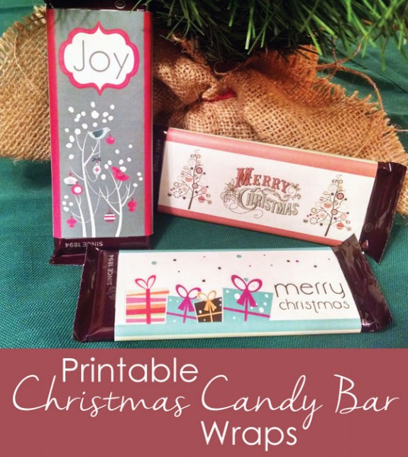 Printable Christmas Candy Bar Wrappers