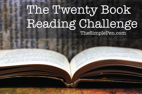 20 Book Reading Challenge || TheSimplePen.com