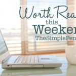Articles Worth Reading this Weekend